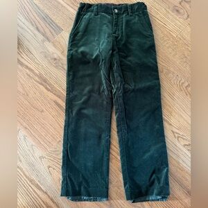 Boys Janie and Jack velvet dress pants
